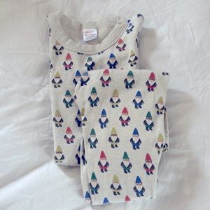 Hanna Andersson Gnome-themed long-john pjs size 12 (150cm)